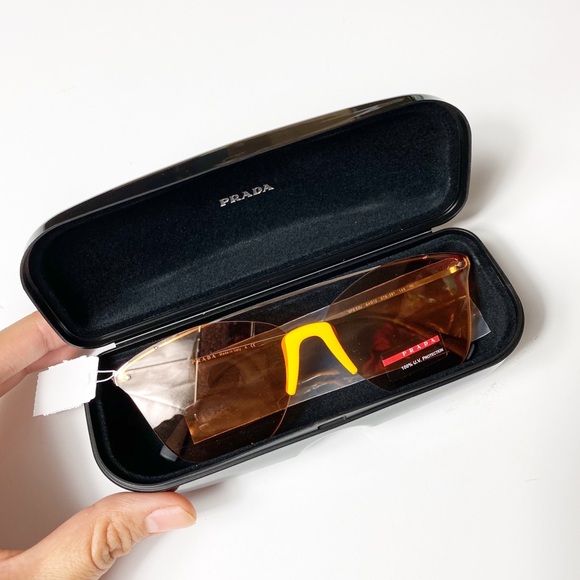 Prada Linea Rossa Unisex Orange Lens Sungl… - Picture 7 of 7